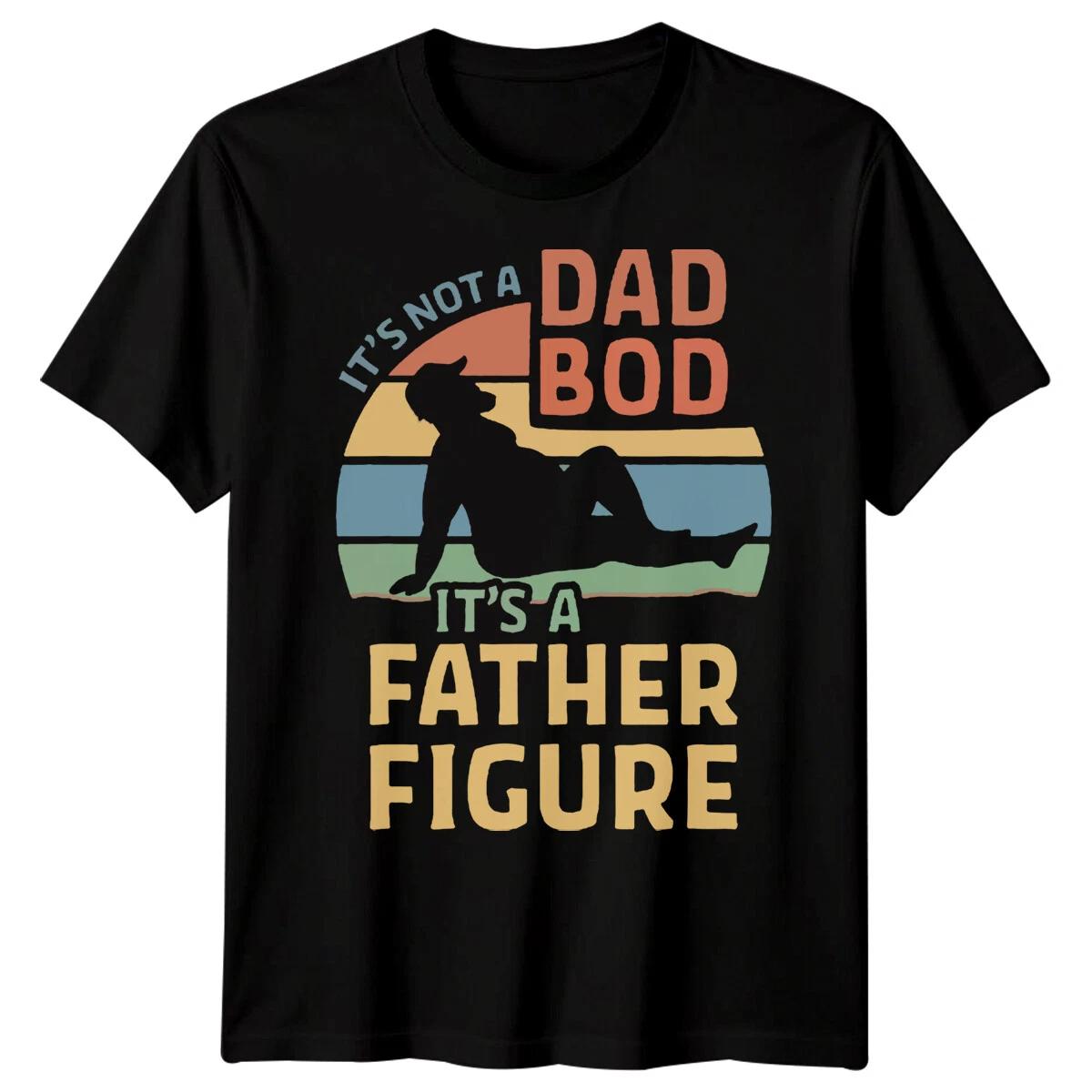 Mens Dad Bod Father Figure Funny Fathers Day T-Shirt Tee Best Dad Ever Papa #FD XL