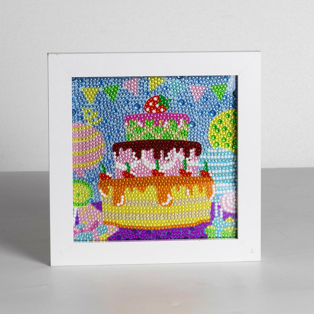 Kids Full Drill 5D Diamond Painting Kit, Cartoon Animal Handmade Diy Diamond Paste Decor Art