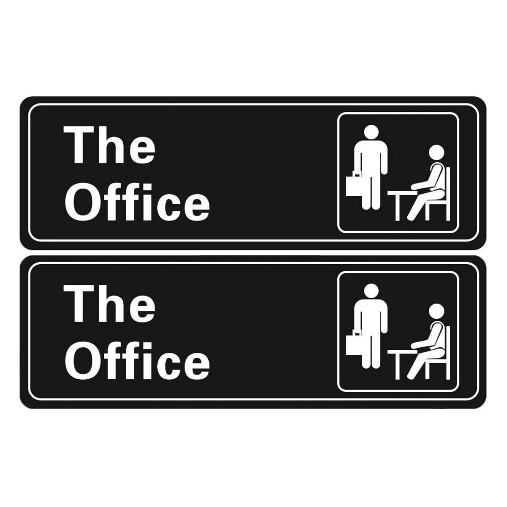 

Наклейка на заднюю часть офисной вывески, черные наклейки для офисных вывесок для дверей или стен магазинов