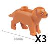 Città Animale Zoo Fattoria MOC Mattoncini Porco Pollo Pecora Coccodrilli Panda Delfino Elefante Gorilla Frutta Aquila Mattoncini Giocattoli A012