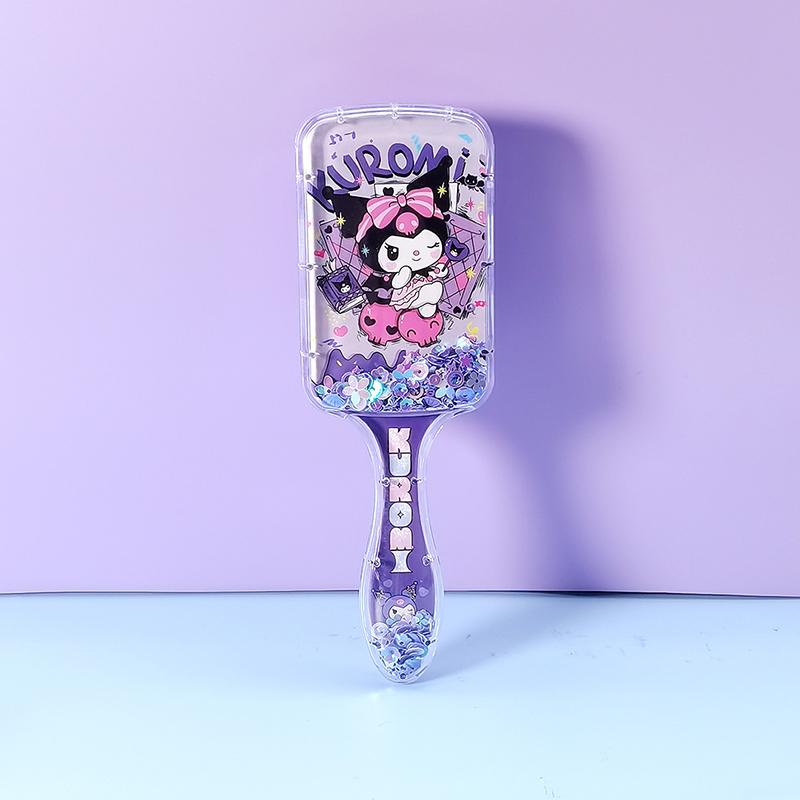 Kawaii Sanrio Kuromi Air Cushion Massage Combs My Melody Cinnamoroll Comb Hair Brush Hairdressing Tool Girls Gift