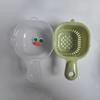 Duck-bill Dopamine Cute Handle Drain Basket Water Filter Double 2-in-1 Thickened Washing Basket Wash Fruit Household