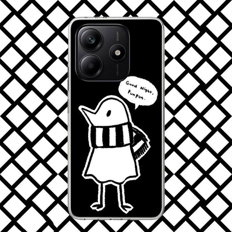 Oyasumi Punpun Phone Case for Xiaomi Redmi Note 15 14 14S 13 12 12S 11 Pro Plus 11E 11T 11S 10S 5G Soft Cover Fundas Redmi Note
