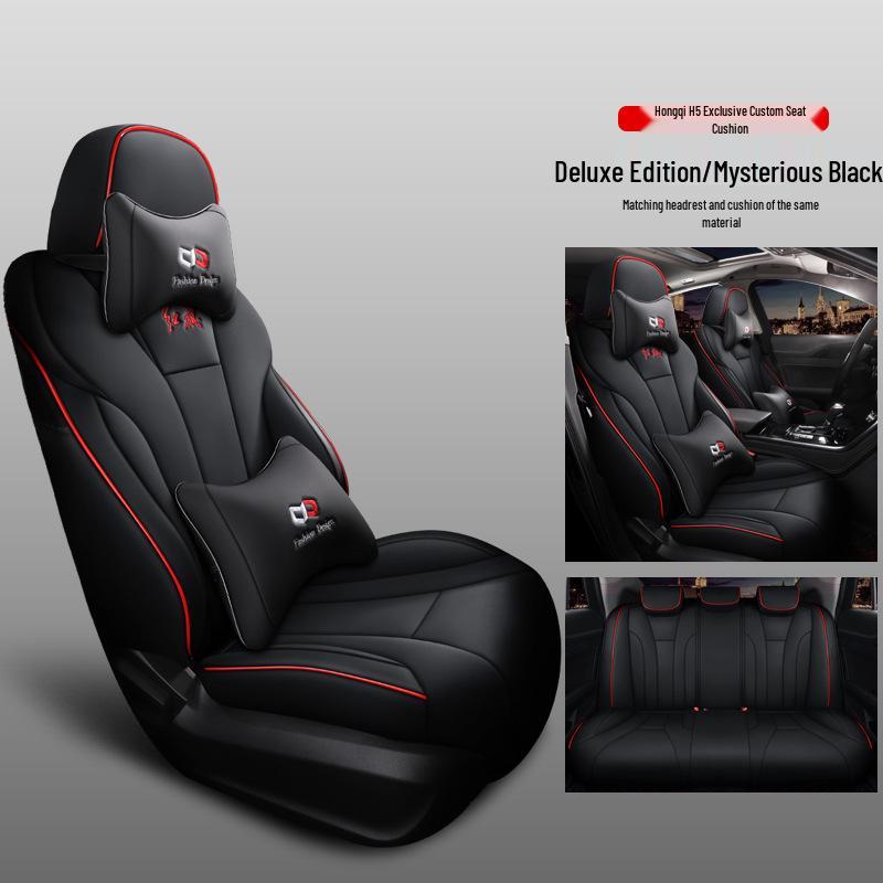 Original Leather Car Seat Cover for Hongqi H5 - Universal Fit, Full Coverage, All-Season, Five-Seat