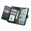 Case for Moto G17 - Leather/PU, Black, With Card Holder