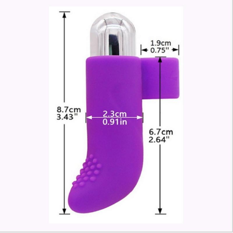 Silicone Rechargeable Bullet Finger Jump Vibrator for Women's Appliance Masturbation Device Sex Toy Adult Clitoral