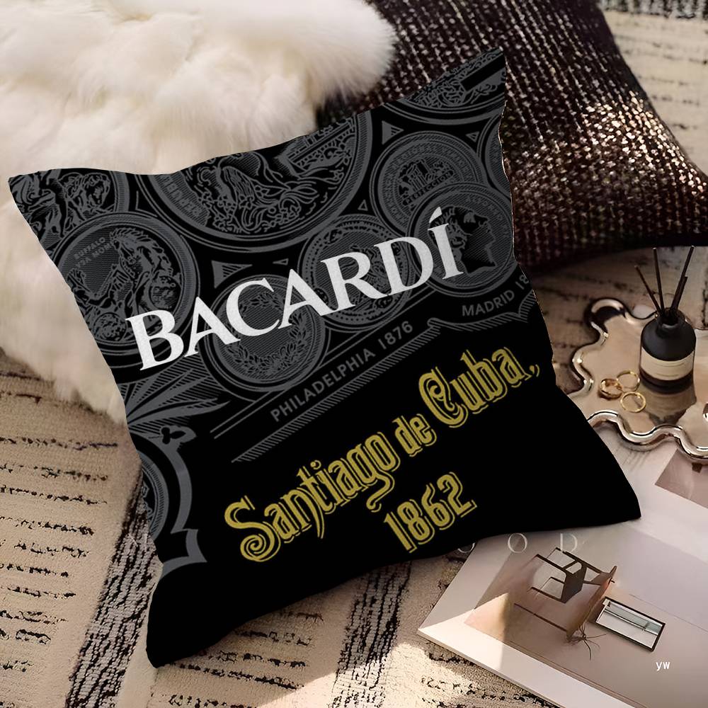 B-Bacardi Rum Vampire Bat Lucky Dragon pillow cover sofa cushion cover home room decoration children gift