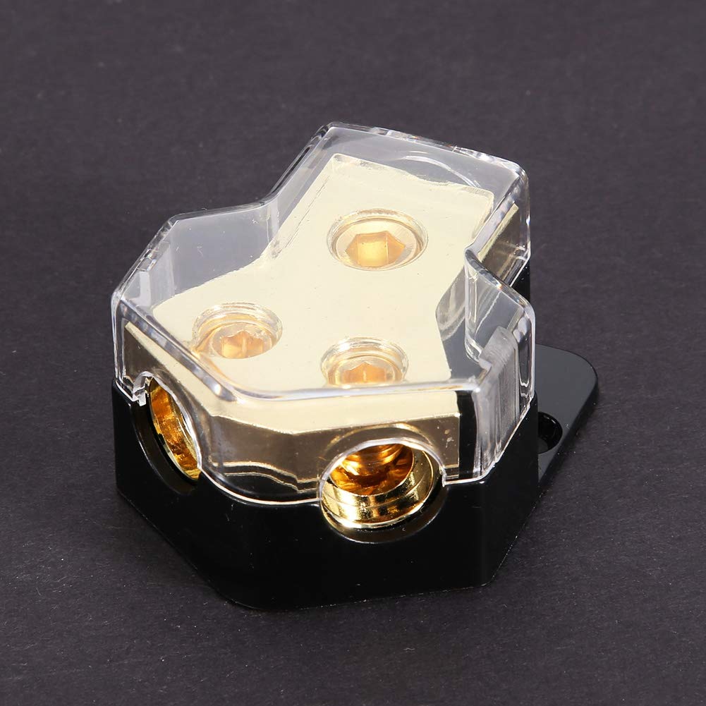 Akozon Napájecí rozdělovací blok Auto Audio Rozvod napájení 1 * 1GA Vstup 2
