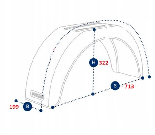 2X Błotnik 13-14 Do Przyczepki Zasław/Niewiadów