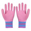 Latex Wrinkles Working Gloves Pink Protective Mittens Durable Rubber Coated Glove  Female