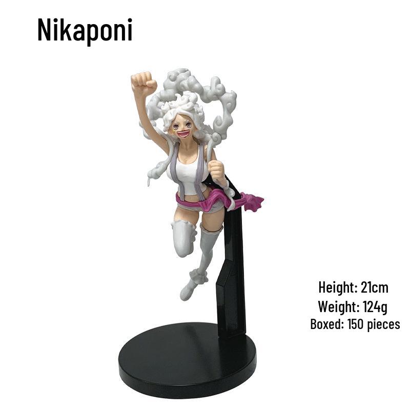 One Piece DXF Sun God Nika: Luffy Gear Fifth, Zoro, Sanji, Nami, Chopper, Kid, Killer Figures.