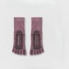 Solid-color Five-finger Mid-calf Socks with Silicone Grip, Yoga Fitness Pure-color Combed Dopamine Yoga Socks