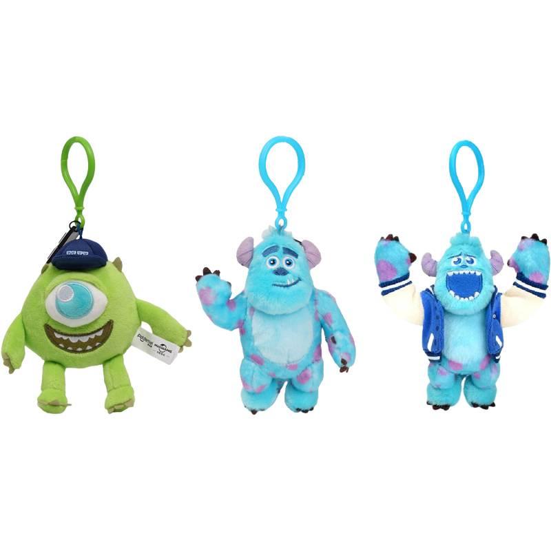 Sullivan Big-eyed Monster Plush Keychain Blue/green Colorful Backpack Accessory
