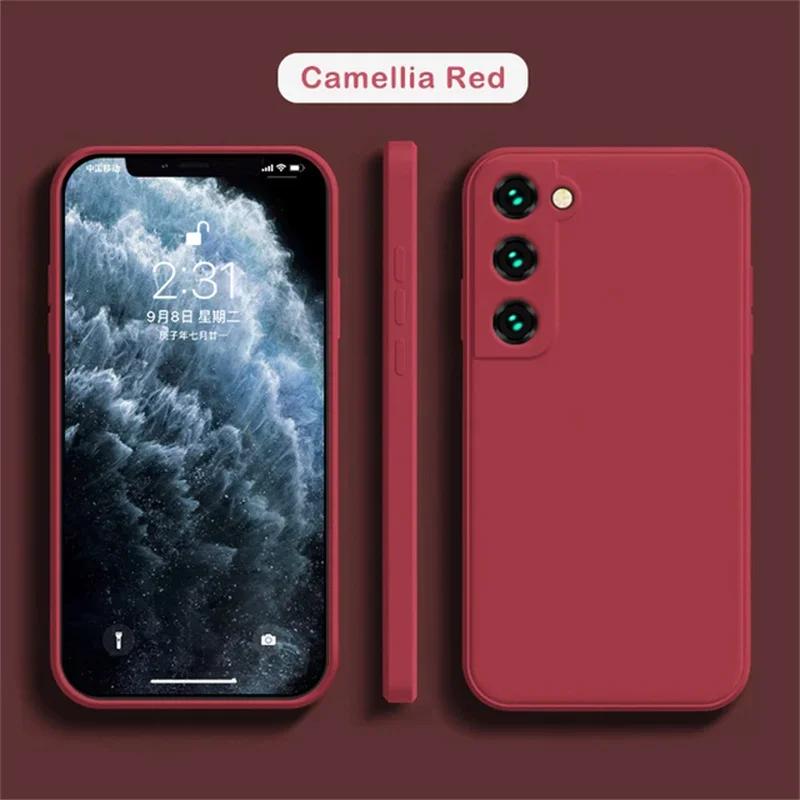 For Samsung Galaxy S2 S24 S23 S22 S21 S20 Ultra Plus FE A32 A1 A71 A2 A72 Phone Cover Candy Color Silicone Case