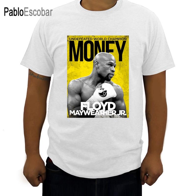 

Tshirt For Man Fashion Street Wear Black Custom Money Team MAYWEATHER CoolTops Tees Character Poster S