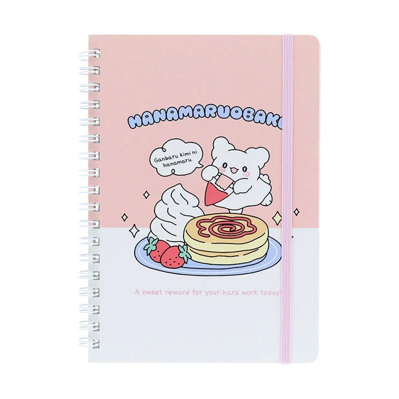 Sanrio HANAMARU OBAKE B6 Ring Notebook ( Pastel Sweets Pop Pink ) Japan NEW
