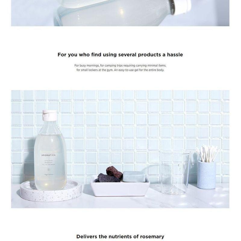 AROMATICA Vitalizing Rosemary All In One Wash Mini