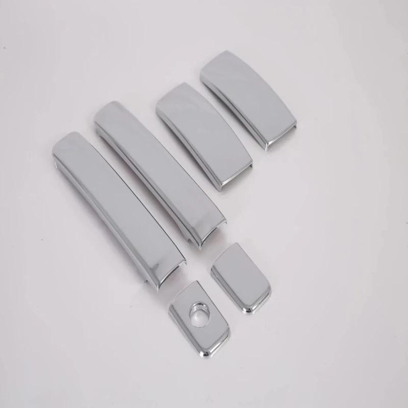 For Hyundai Grand Starex H-1 i800 2018   ABS Chrome Carbon Exterior Side Door Handles door door Bowls Frame Cover Trim ABS chrome A