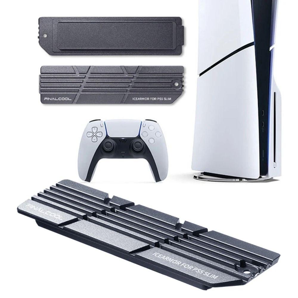 Replacement Aluminum Alloy SSD Heat Sink Heatsink Cooling NVMe SSD Radiator SSD Cooler for PS5 Slim/ PS5 Pro