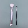 2Pcs Double Head Nose Shadow Brush 2-in-1 Eyeshadow Powder Brush Cosmetic Brush Kit  Concealer