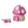 3D-gedrucktes Pilzdrachenhaus Miniatur-Ornament