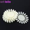 10pcs False Nail Tips Wheel Nail Art Display Practice Nail Polish Color Chart Manicure Tool