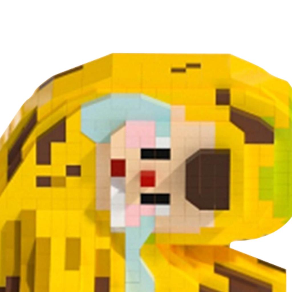 Bananas Theme Building Blocks Set Micro Building Bricks Toys Ornament Cute Building Block Toys