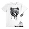 5 Reverse Metallic White Black T Shirt Match SLB