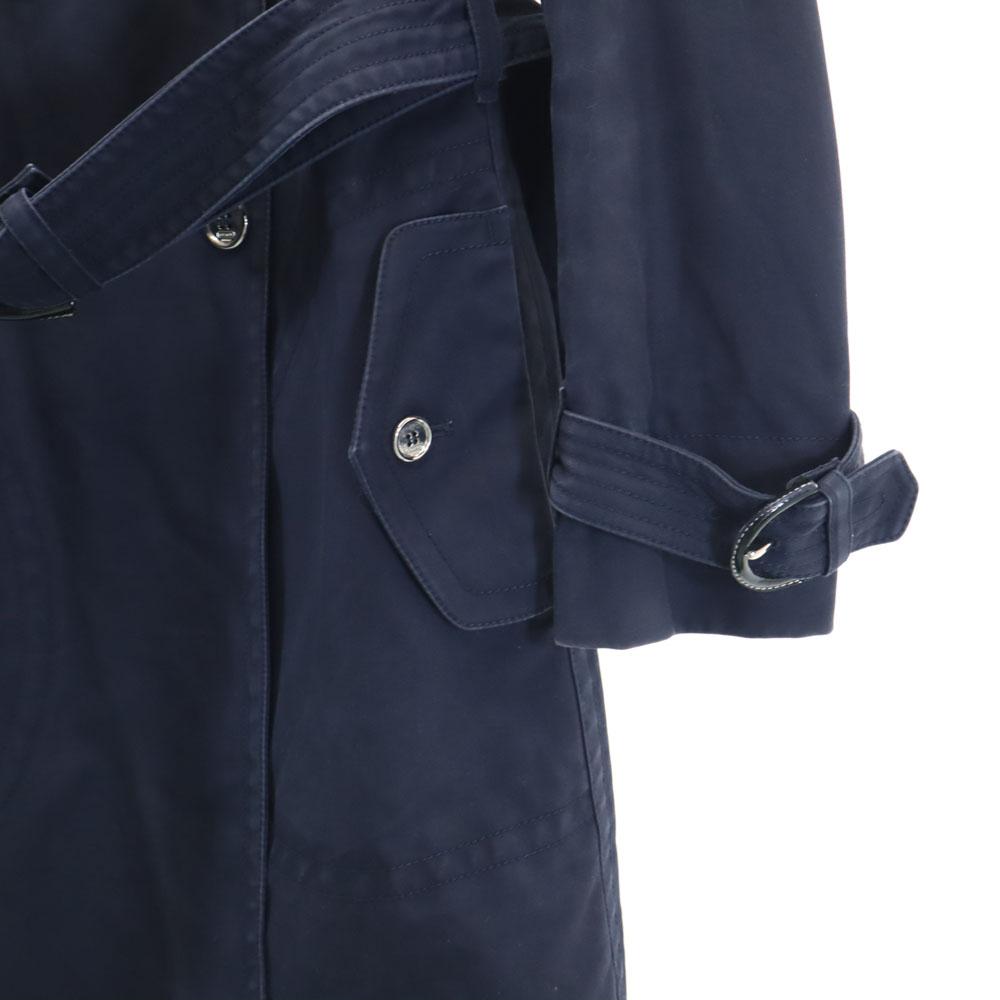Coach Trench Coat 2 Navy Women Used