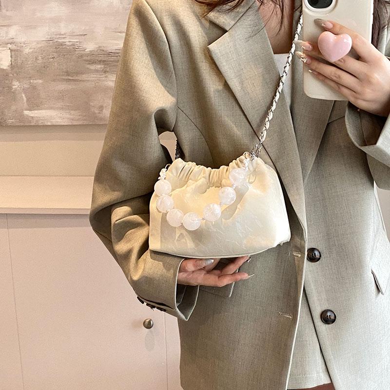 New PU solid color women's handbag shoulder bag fashion popular improve temperament quality excellent spring/summer fashion