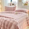 2pcs Warm Plush Fur Pillowcase Fluffy Pillow Cover Solid Color Sleep Pillowcase  Dormitory
