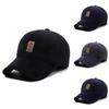 Classic Baseball Cap For Men With Quilted Design Windproof Warm Cap For Cold Seasons