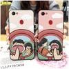 Silicone Cute Phone Case For OPPO F7 Waterproof Fashion Design Full wrap Protective Couple Dirt-resistant Anti-dust TPU