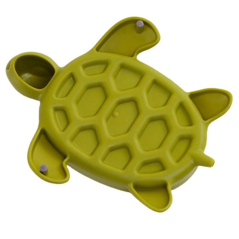 Plastic Turtles Shape Soap Box Anti-slip Soap Holder Soap Rack Drain Soap Holder Box  Toilet