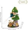 Valery Madelyn Gardening Cute Garden Garden Solar JP Ornament, Gnome, Light, Light, Outdoor, EG1305-0058