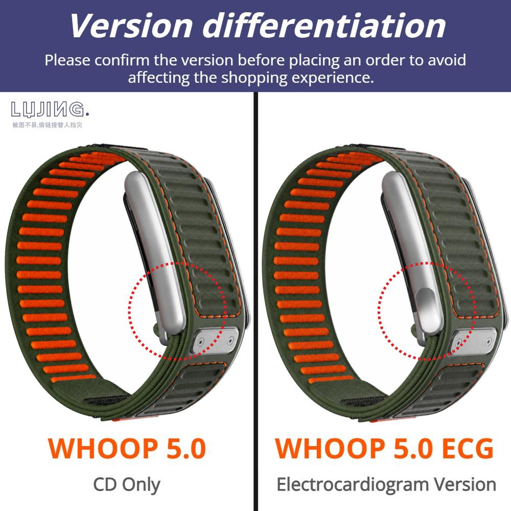 Original Navigator Band For WHOOP 5.0/5.0MG Nylon Silicone Bracelet for WHOOP 5.0 One+Peak Sports Outdoor Watch Replacement Wristband Men Women Band