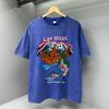 Las Vegas Graffiti-Art Mountain Print Men Clothes Summer T-Shirts High Quality Streetwear Loose Tops Breathable Tee