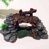 Nontoxic Aquarium Artificial Bridge Ornament Fish Tank Turtle Basking Platform