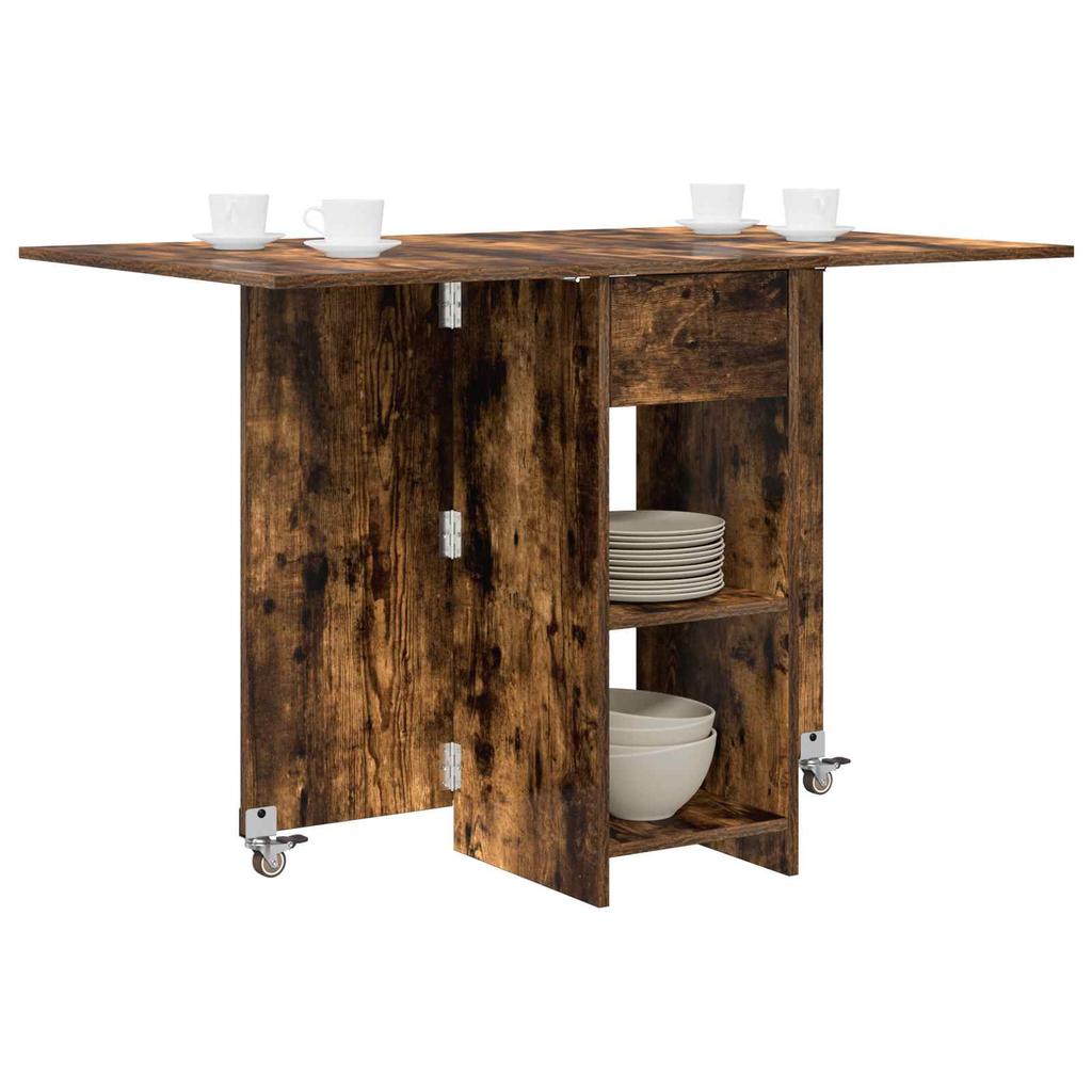 Dining Table 115 x 70 x 75 cm Particleboard Smoked Oak