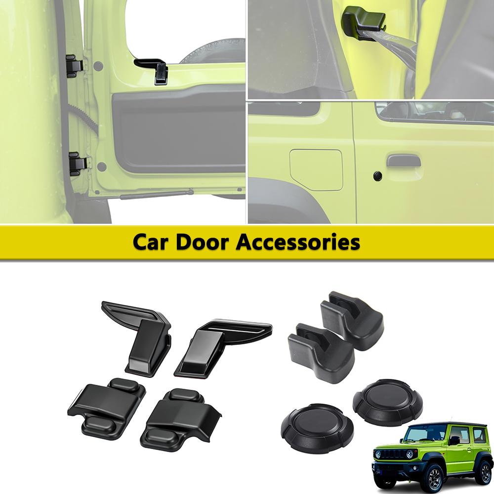 Car Door Limiter Keyhole Cover Trim Tailgate Screw Heating Wire Protector for Suzuki Jimny JB64 JB74 2019-2026 Parts Accessories