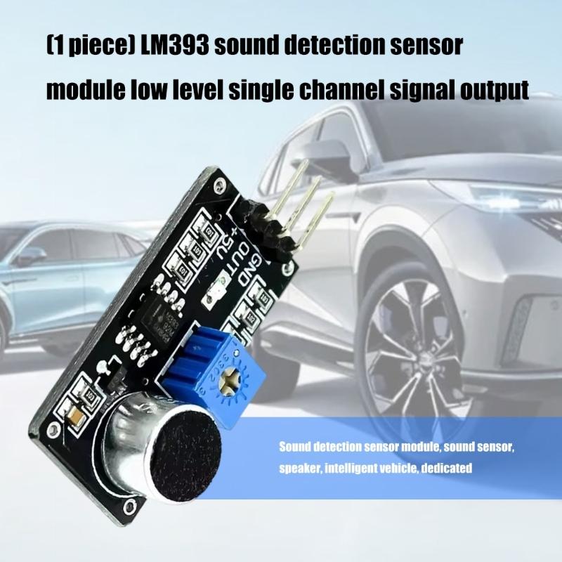 Einstellbare Empfindlichkeit LM393 Schallsensoren Modul Low-Level-Signalausgang Kompatibel für DIY-Elektronik und Hausautomationssysteme