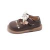 Retro Baby Shoe 2025 Autumn 0-3Y Princess Shoe Soft Sole Walking Shoe Butterfly Kid Shoes Fashion Gril Shoes Kid Leather Shoes