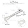 Bicycle Chains Gauge 304 Stainless Steel Chain Wear Indicator Gauge Caliper Detection Tool Cycling Parts