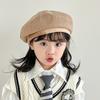 Korean Baby Beret Spring Autumn Painter Hats Retro Beanies Cap  2-6year