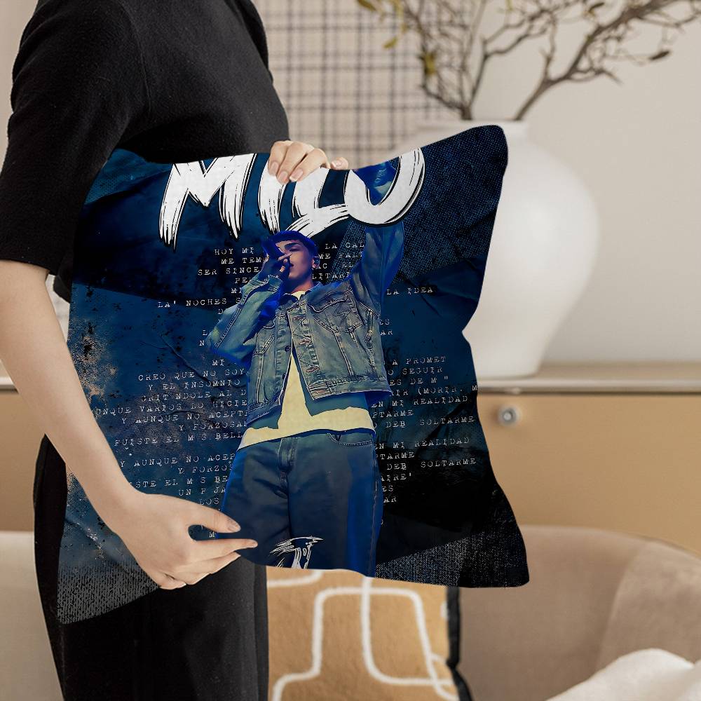 Singer M-Milo J Personalized Pillow Cover Kids Bedroom Wild Party Decor Pillowcase Kid Birthday Shower Gift