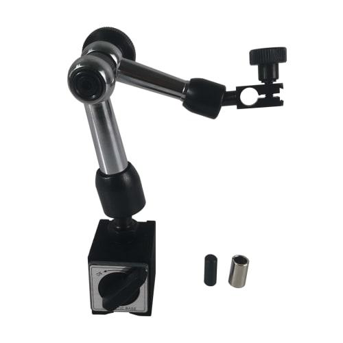 STEELMIGHT Magnetic Base Stand with Compact Locking Function, Adjustable ON/OFF Control, 6/8mm Hole Diameter, Magnetic Base Dial Stand, Magnetic Holde