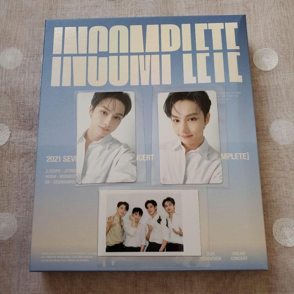 [USED] SEVENTEEN Seventeen Jun 2021 Incomplete DVD Trading Card