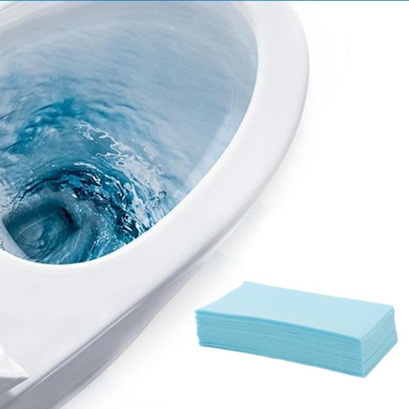 

30/60/90 шт. Засіб для чищення туалету Простирадло для миття домашнього туалету Побутова гігієна Туалет Дезодорант Жовтий бруд Інструмент для чищення туалету 30pcs синій