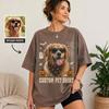 Custom Halloween Pet Shirt, Personalized Pet Photo Tee, Custom Pet Name T-Shirt, Spooky Pet Halloween Gift, Funny Pet Lover Shirt