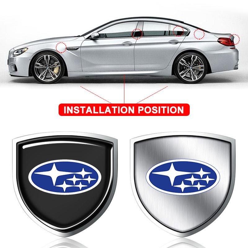 1 buc Metal 3D Emblema Scut Ușă Auto Autocolant Insignă Caroserie Auto Styling Pentru Subaru STI BRZ Impreza Forester Legacy Outback Levorg Tribeca